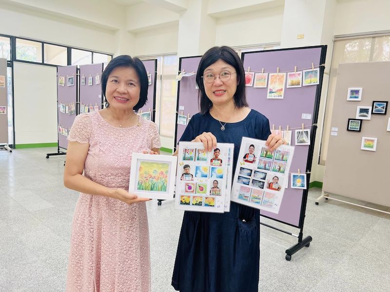 贊助台南啟聰學校和諧粉彩課程